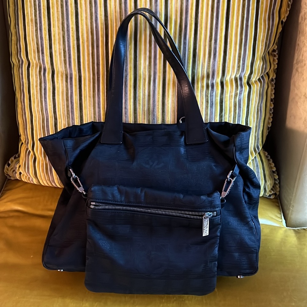 Chanel Logo Travel Bag